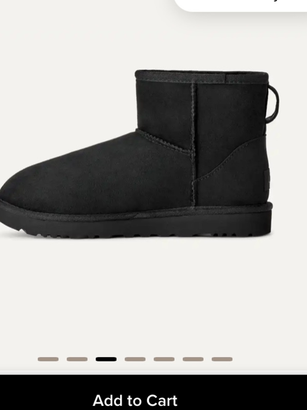 Ugg classic mini ll short Black Suede Boot NEW Womens size 9 - Picture 2 of 8